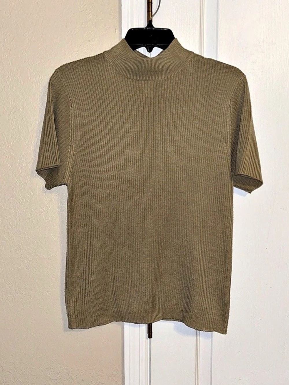 Studio Works Men's Ribbed Mock Neck Sweater Size Large